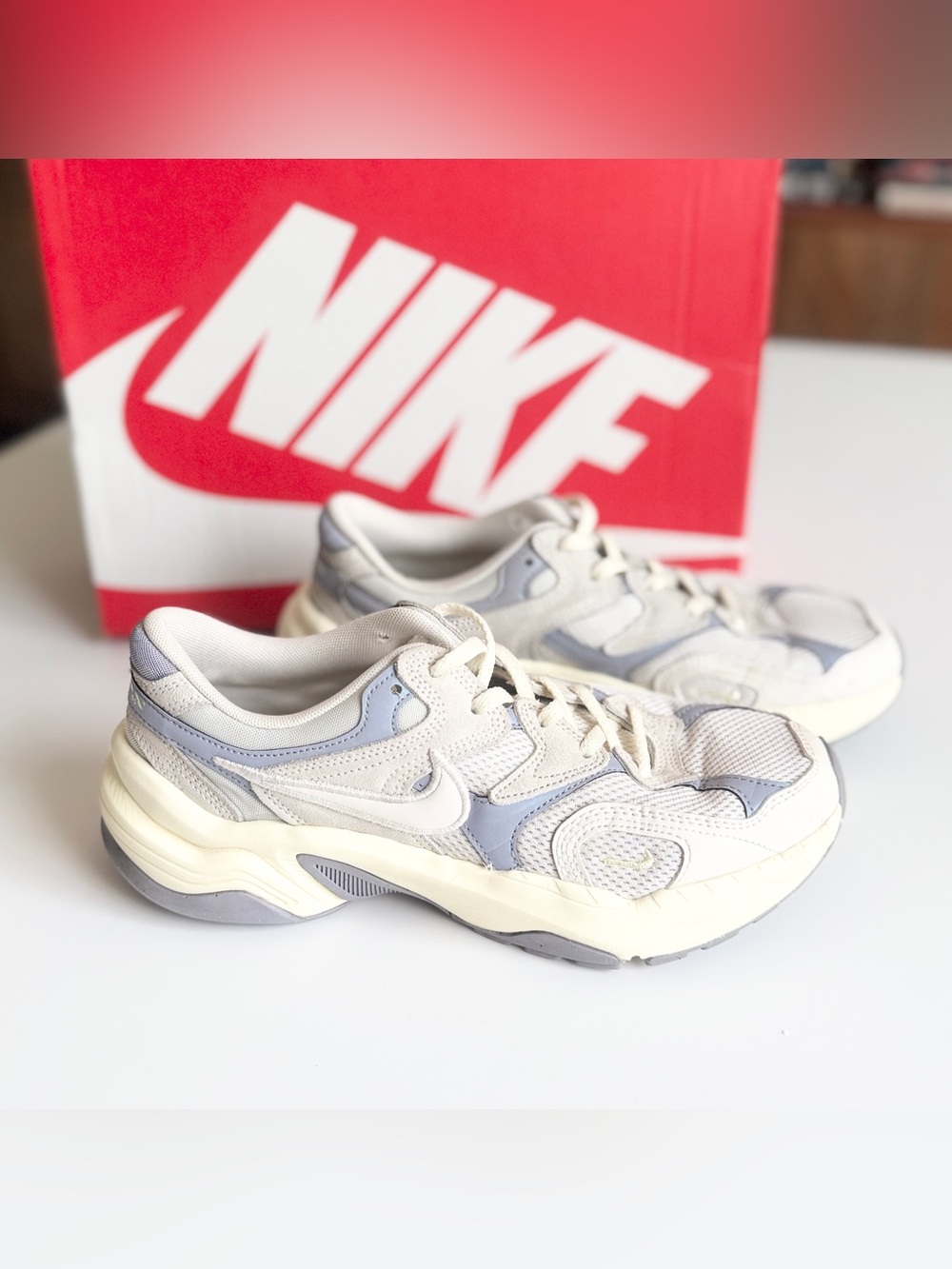 Nike SIZE 8.5 Al8 women’s sneakers in Phantom Light Bone Cement Grey